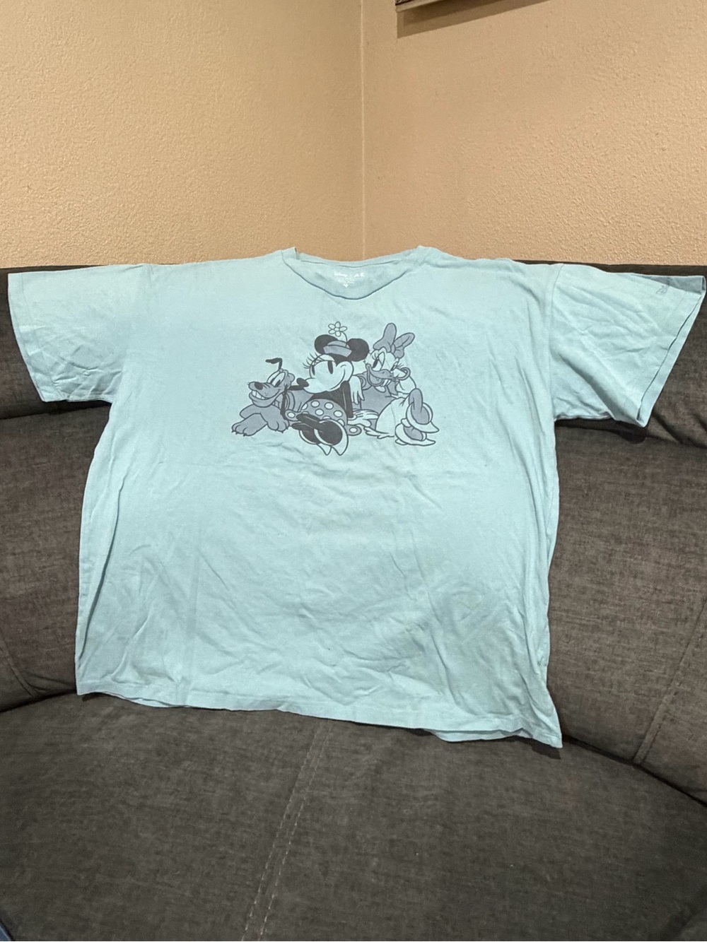 Light Blue Graphic Tee with Minnie & Friends - Shirt